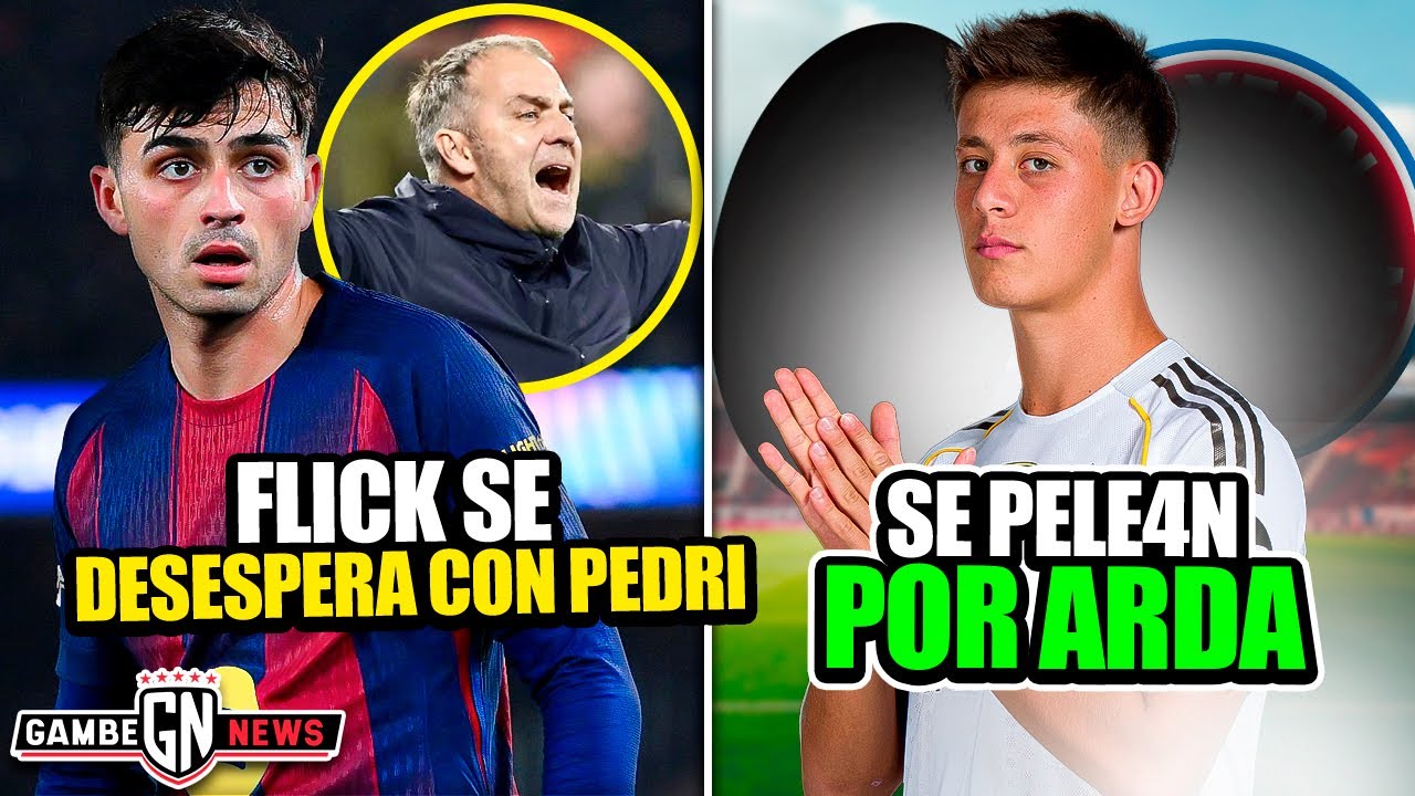 Flick se desespera con Pedri y le tira este gesto| 2 grandes se pele4n por Arda| ¡Aplacan a Dembélé!
