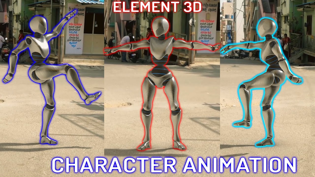 Element 3D | Character Animation - After Effects Tutorial