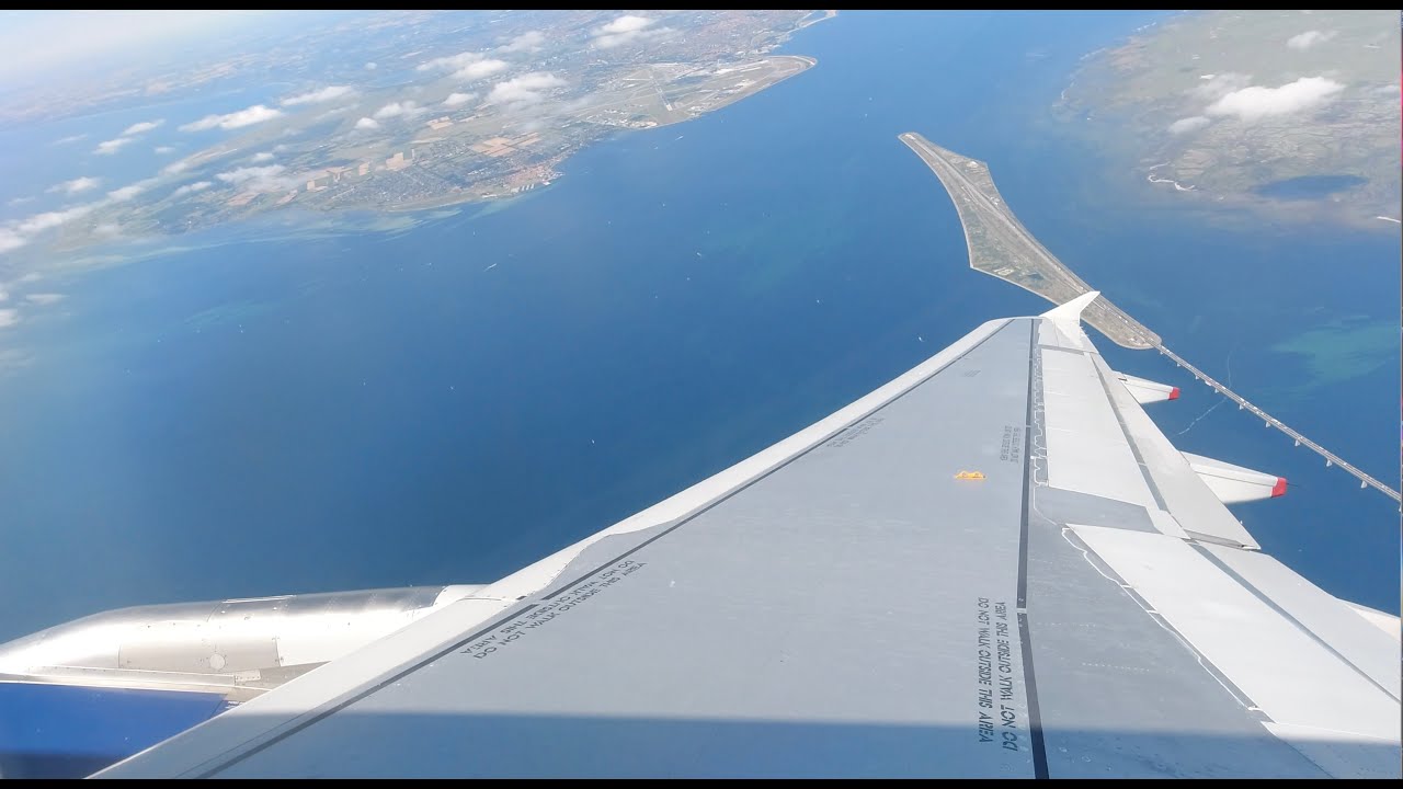 Enjoy in real-time in 4K the full flight from  Copenhagen to London on British Airways BA815