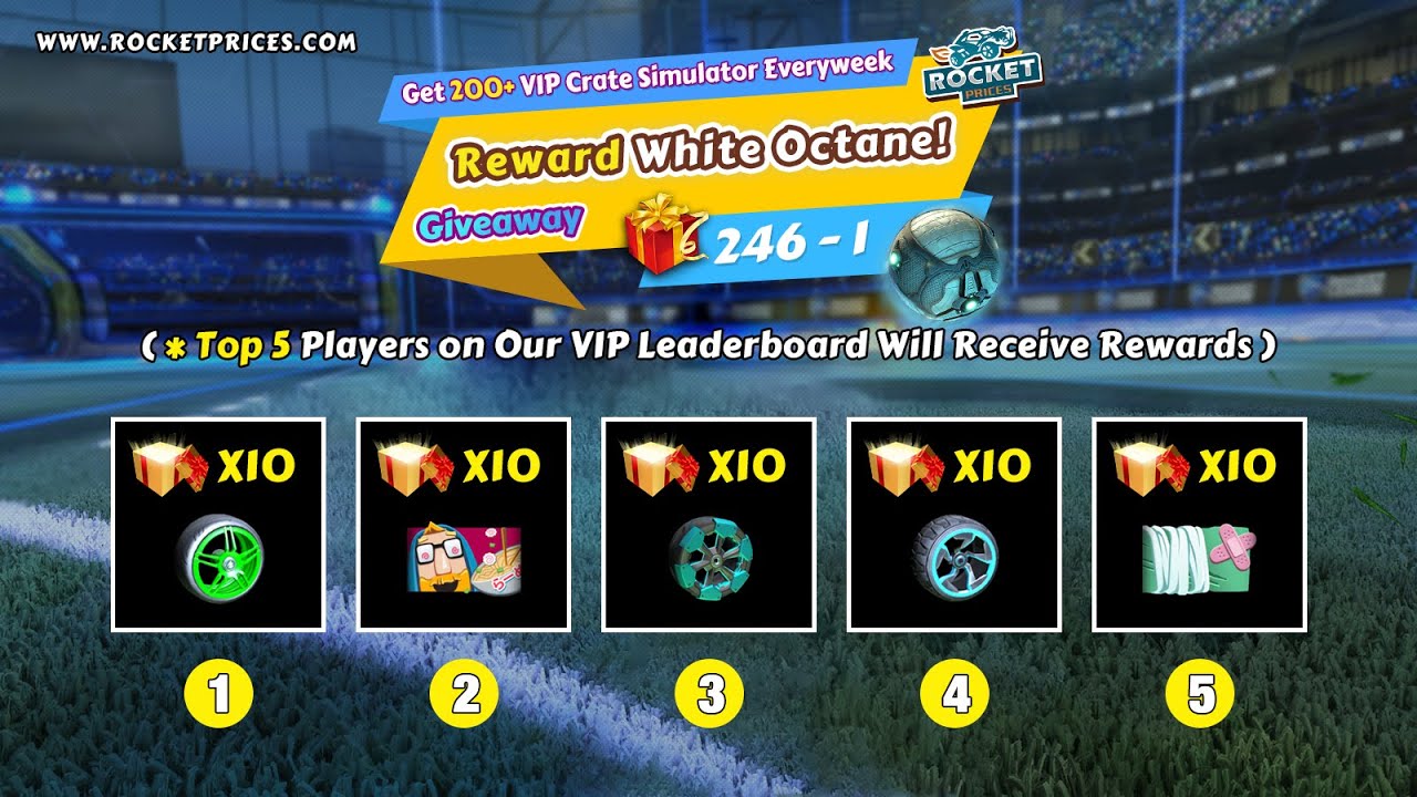 🔥FREE Giveaway: Get 50x Rocket League Golden Toolkits | RocketPrices.Com Giveaway 246-1