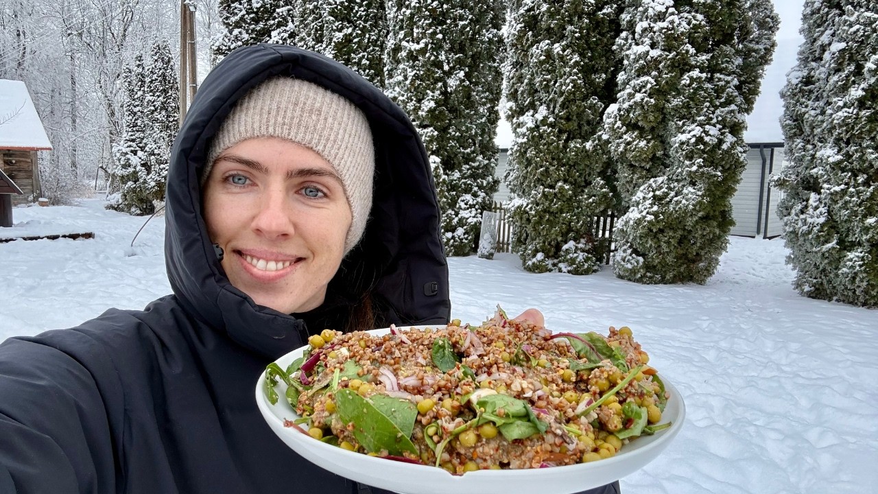 Cпокойная жизнь на хуторе–компост–любимый куры–зима