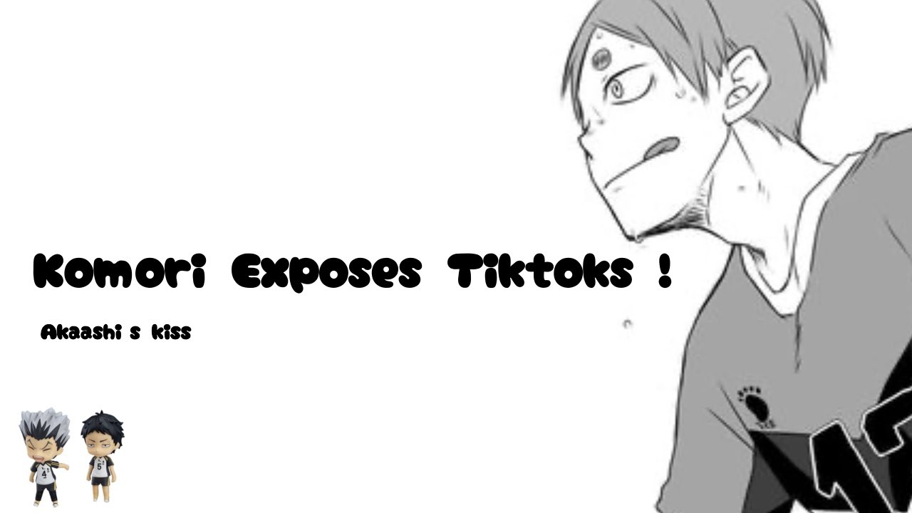Komori Exposes Everyone's Tiktok !! // first video // Haikyuu exposed text story