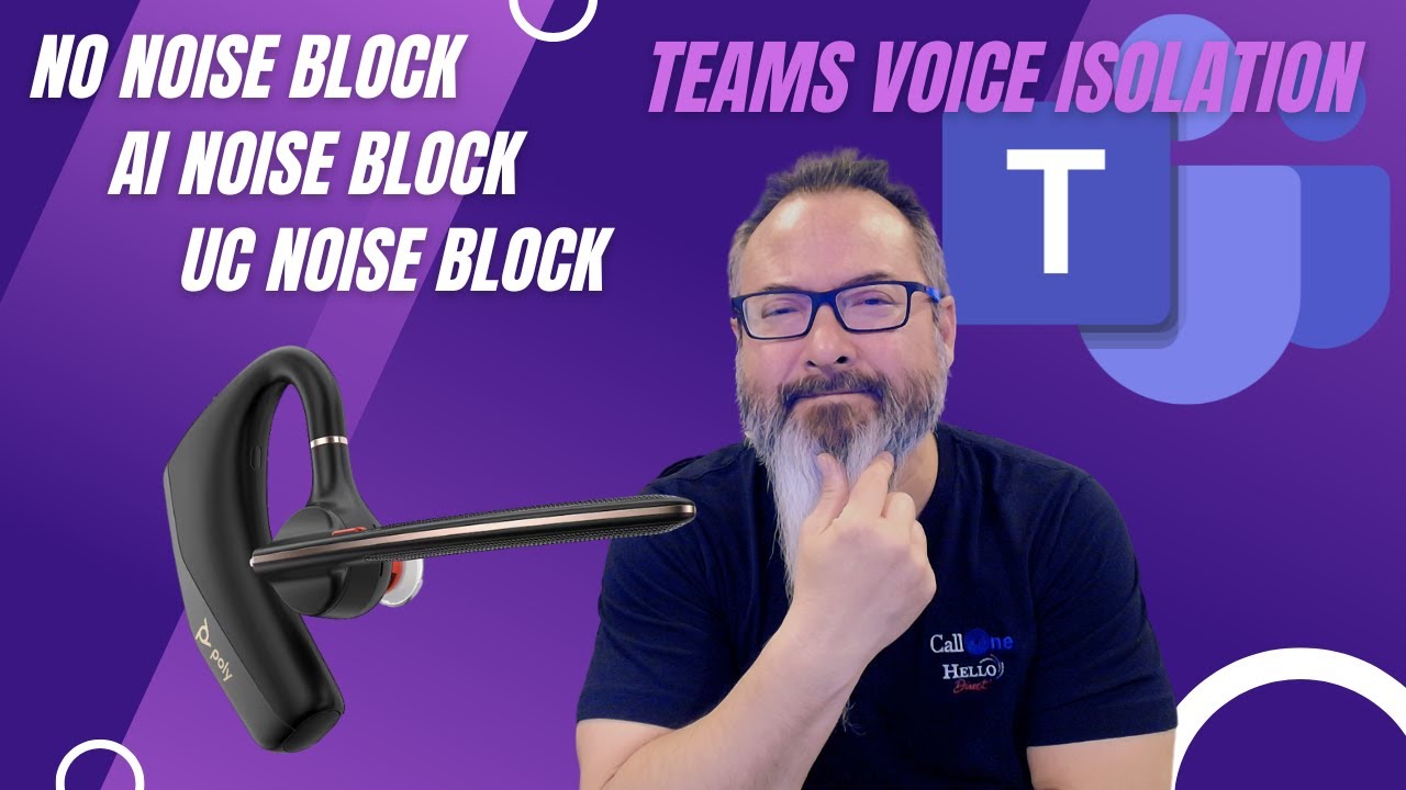 Poly Voyager Legend 50 Mic Test: No Noise Block vs AI vs UC Noise Block (Real-World Demo)