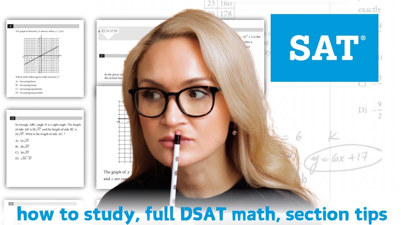 2024 DSAT MATH Fullest Tutorial / How to Get 1600 score