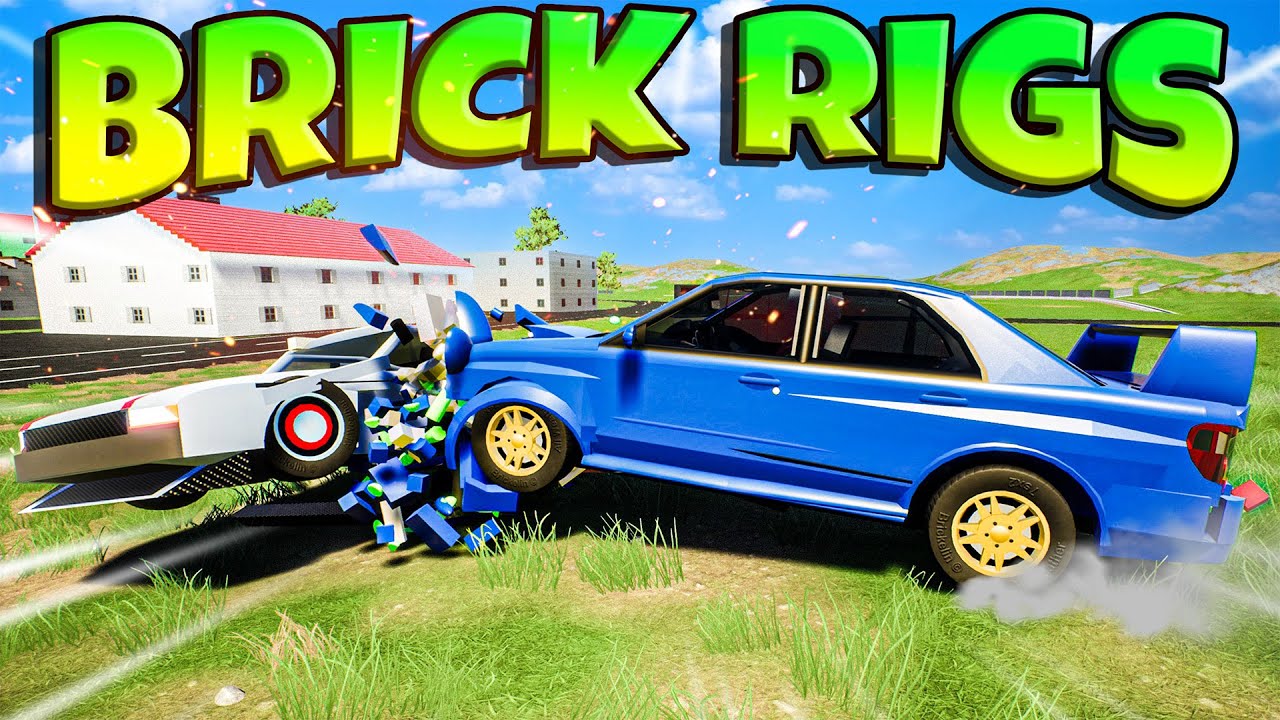 Super High Speed JUMP RACE in Lego Brick Rigs!