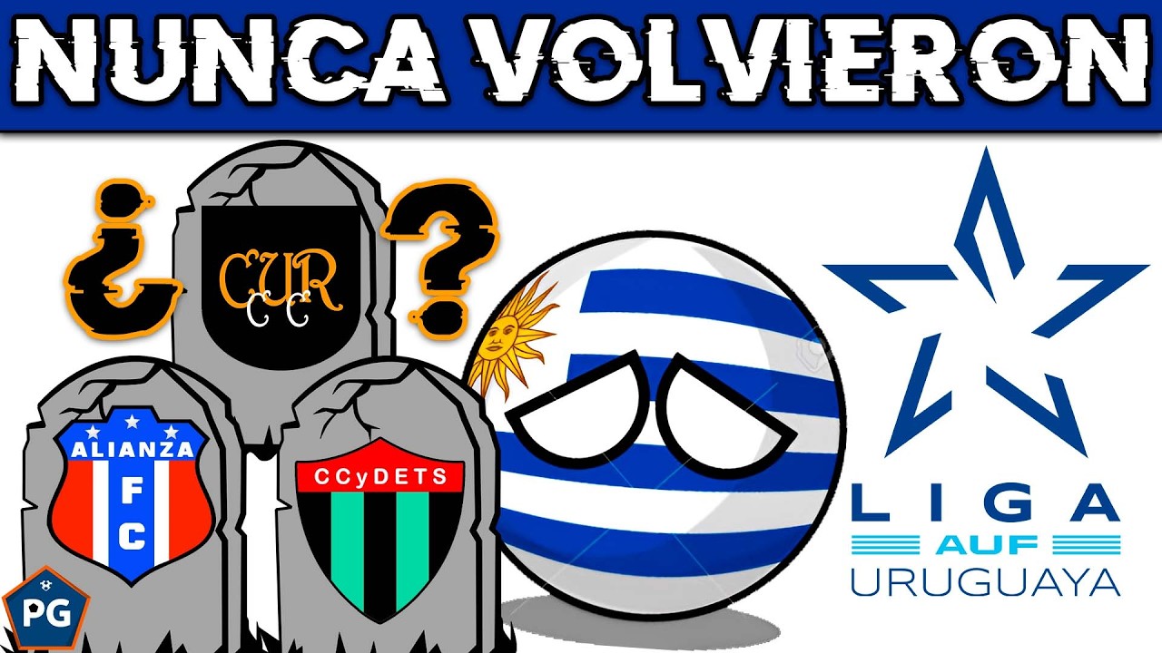 16 EQUIPOS de URUGUAY que YA NO EXISTEN (o CASI DESAPARECIERON) pero JUGARON en la LIGA URUGUAYA