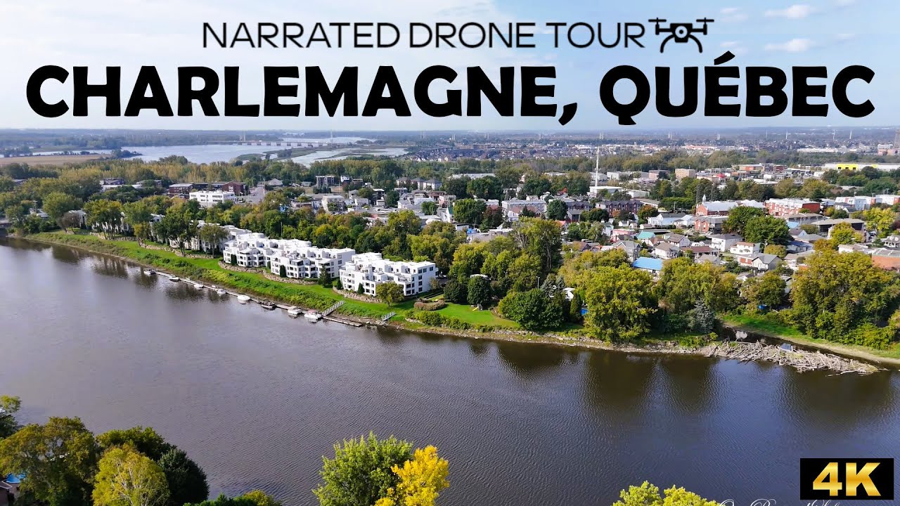 ⚜️Charlemagne, Québec  🌄✨ 4K Drone