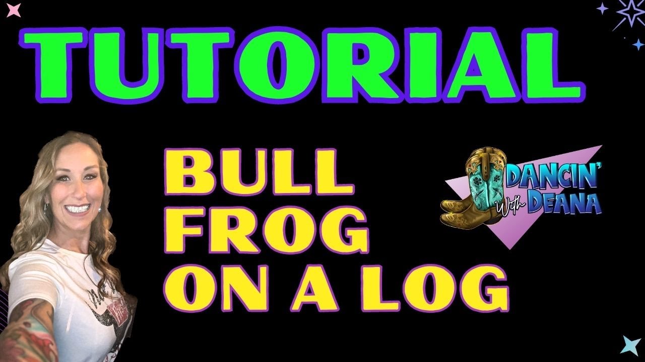 GOT A FEELING 🐸🪵  (bullfrog on a log) Line Dance Tutorial