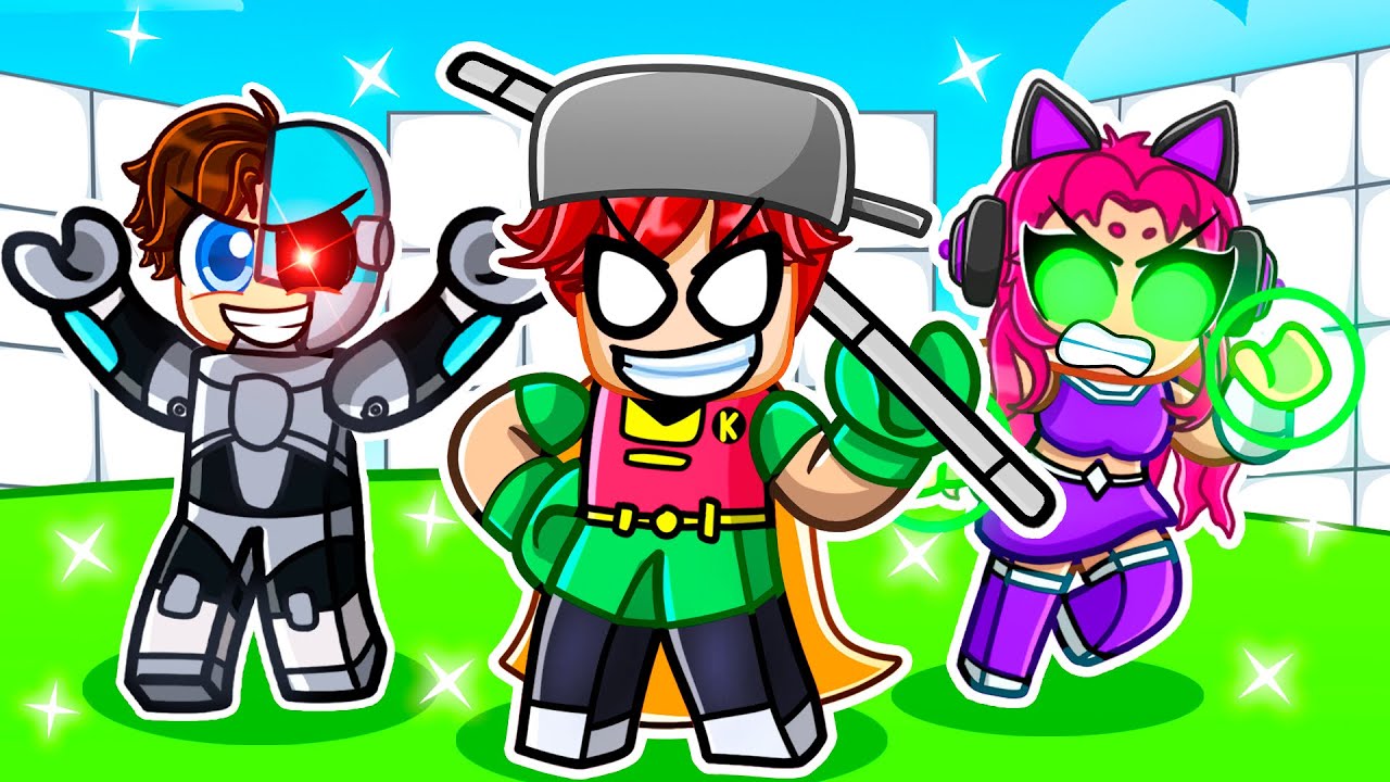 Becoming TEEN TITANS in Roblox Rivals!