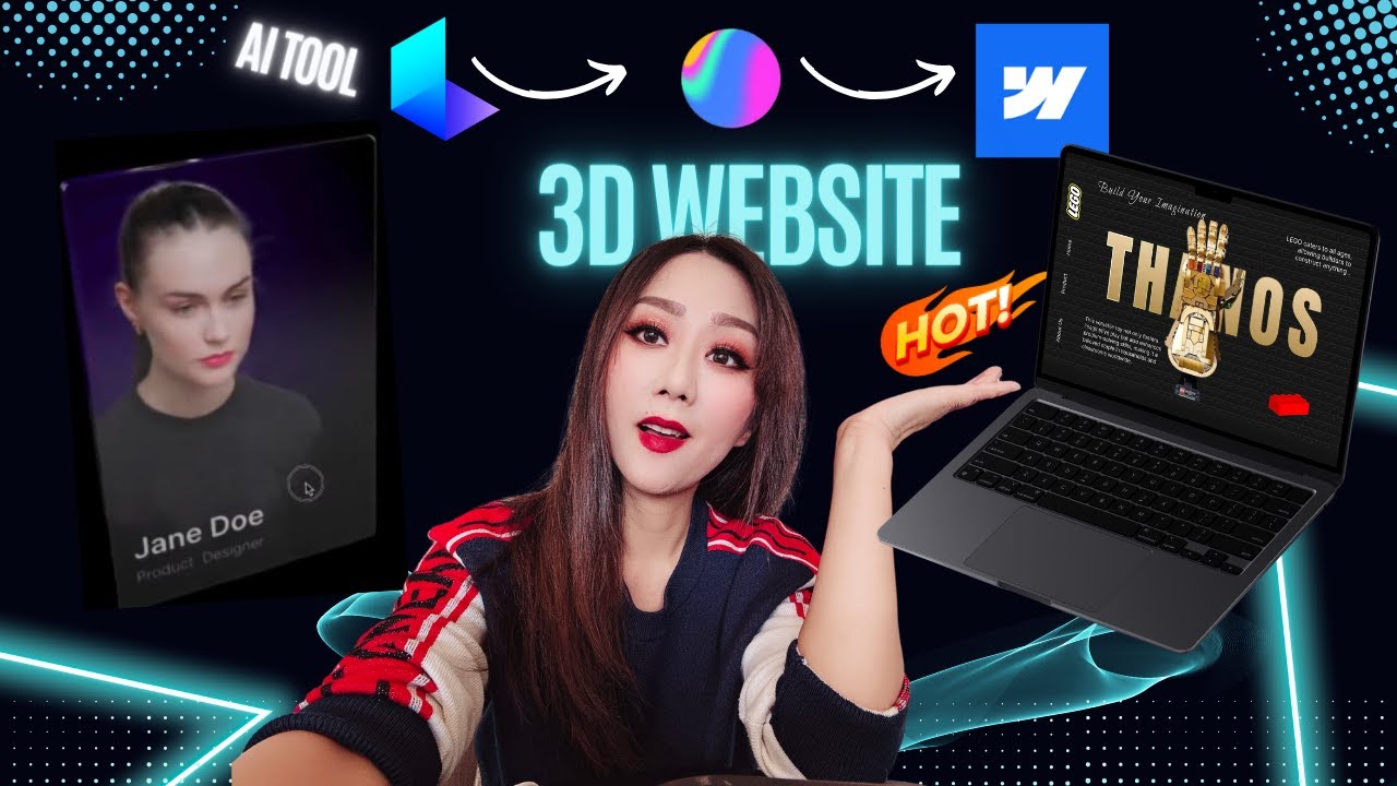 如何使用Luma AI 和Spline 的最新功能高斯溅射在webflow制作3D网站(无需建模, 扫描物体)