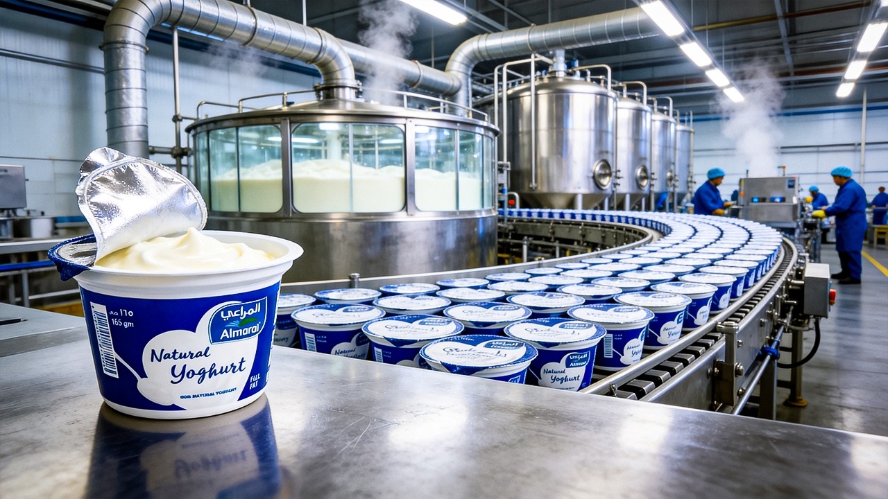 كيف يتم إنتاج الزبادي داخل المصنع &ndash; Yogurt Processing Factory