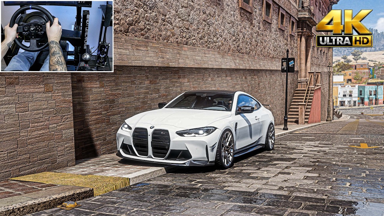 BMW M4 G82 - Forza Horizon 5 | Steering Wheel gameplay