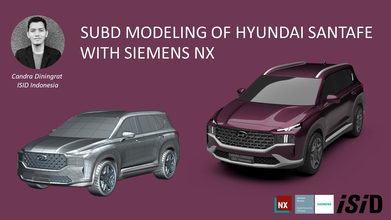 Siemens NX - Subdivision Modeling of Hyundai SantaFE with NX Realize Shape