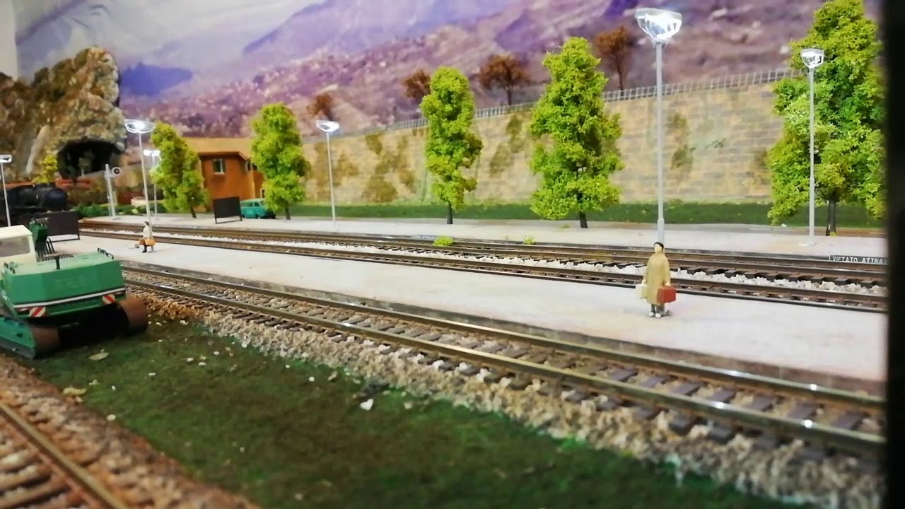 Tra Montelusa e Vigata, plastico ferroviario in scala H0