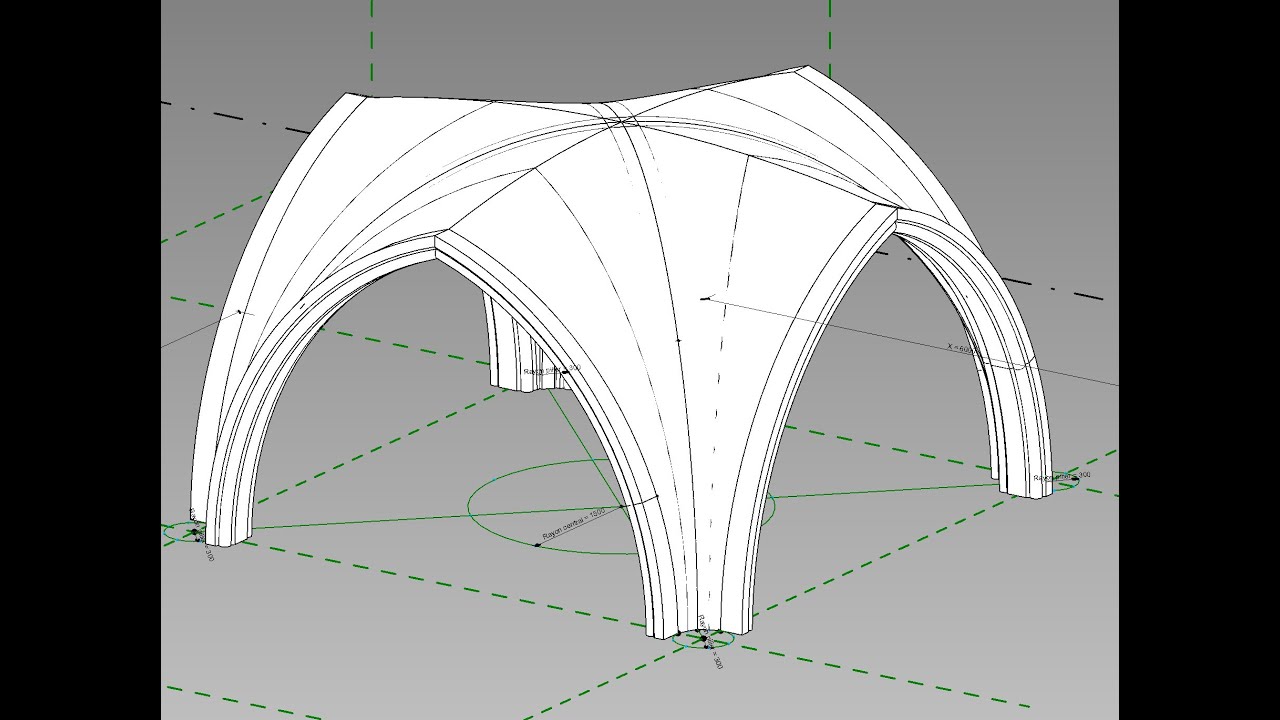 Une voûte gothique en Revit !
