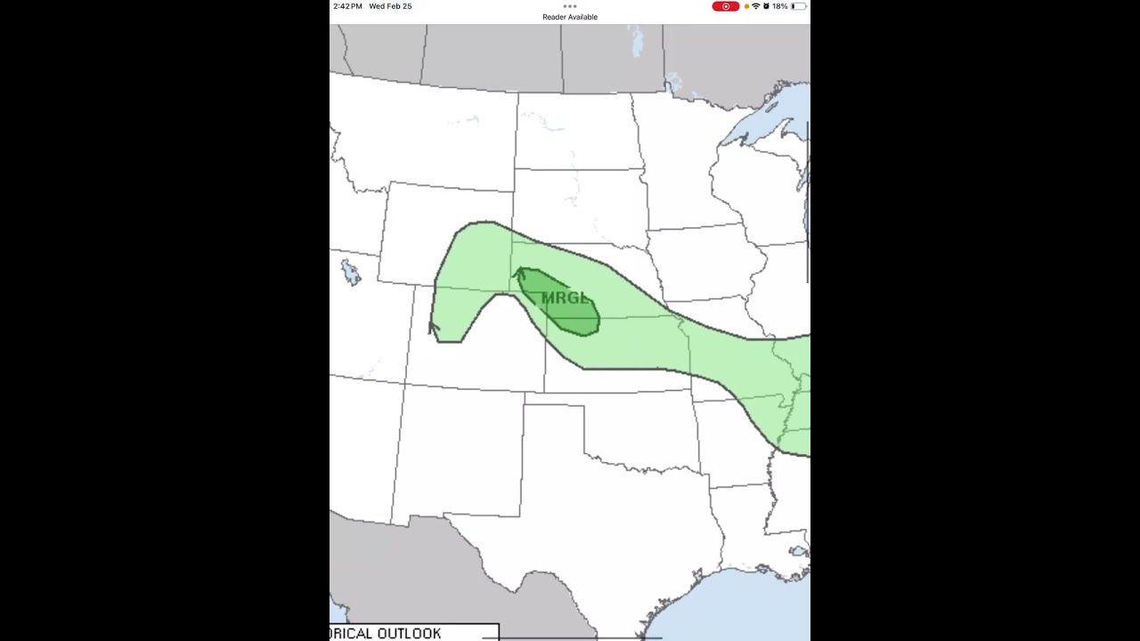 Day 1 Fire Weather/Severe Weather Outlook 2/25/26