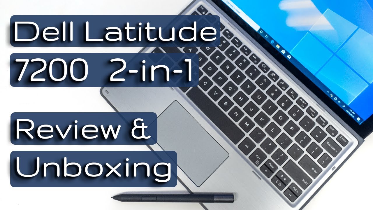 Dell Latitude 7200 2-in-1 Review and Unboxing (inc Jitter test and Krita)