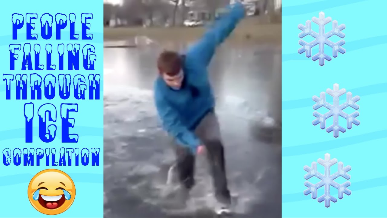 PEOPLE FALLING THROUGH ICE COMPILATION! | FUNNY VINES