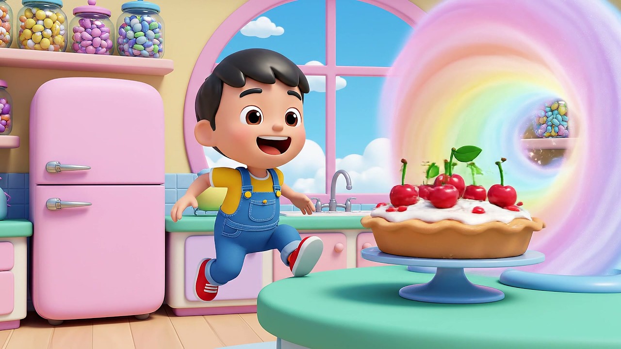 El Portal del Tiempo del Pastel Dorado | Cuento Mágico y Canción Infantil