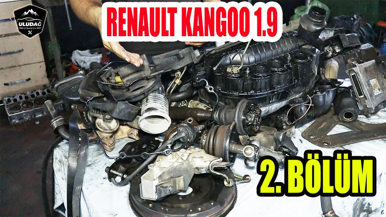 RENAULT KANGOO 1.9 MOTOR TOPLUYORUZ (PARÇA TEMİZLİĞİ) #2.BÖLÜM
