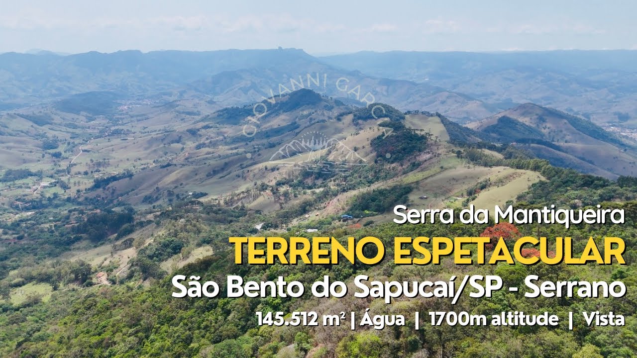 Terreno espetacular à venda em São Bento do Sapucaí - SP | Serra da Mantiqueira