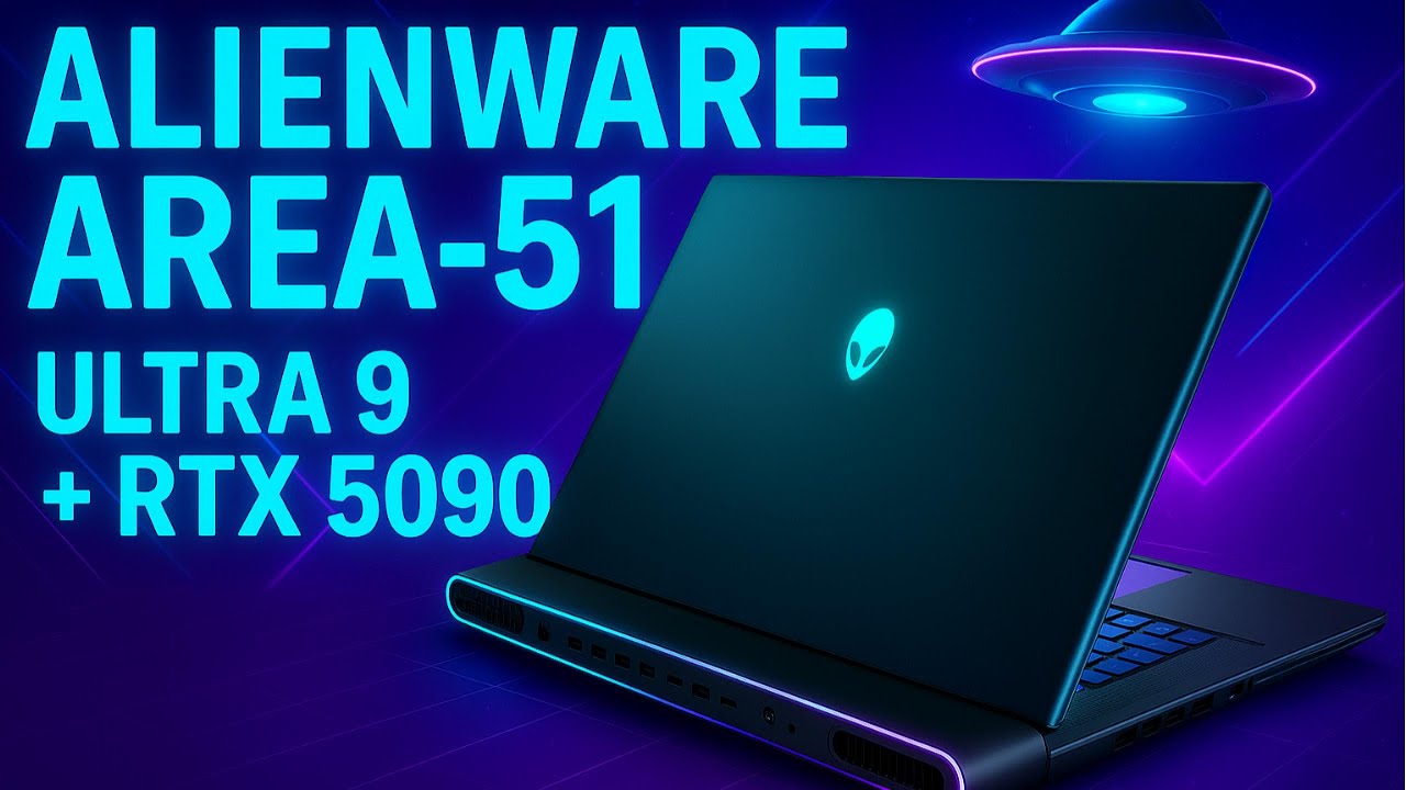 Alienware 18 AREA 51 com RTX 5090 e Intel Ultra 9: O notebook mais poderoso do mundo?