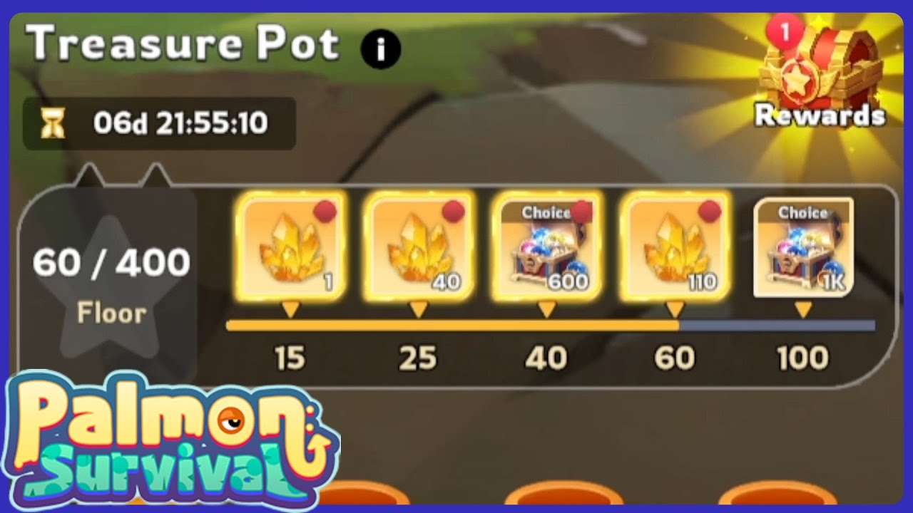 Get the MOST VALUE From the Treasure Pot Event! (Palmon Survival Event Guide)