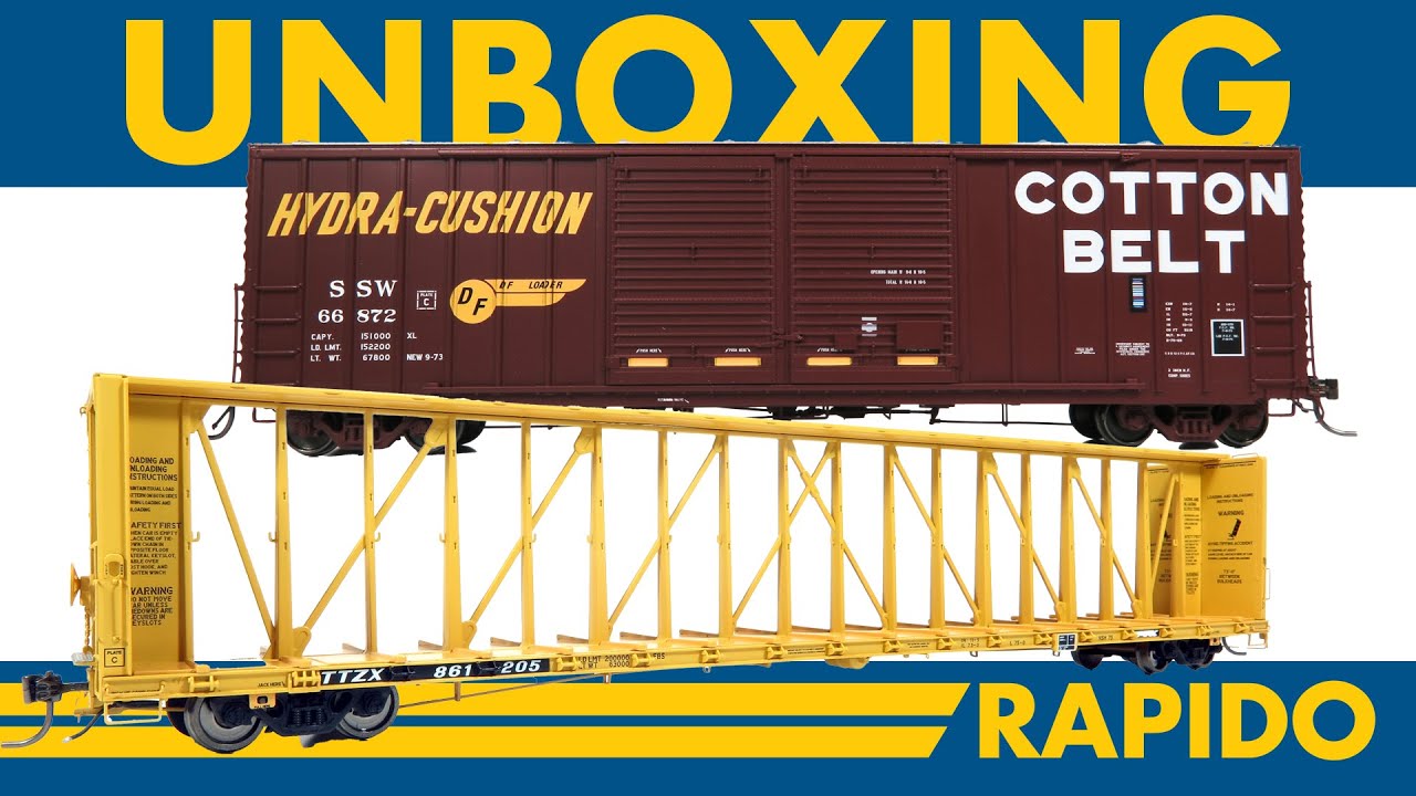 Rapido January 2024 Freight Car Unboxings!