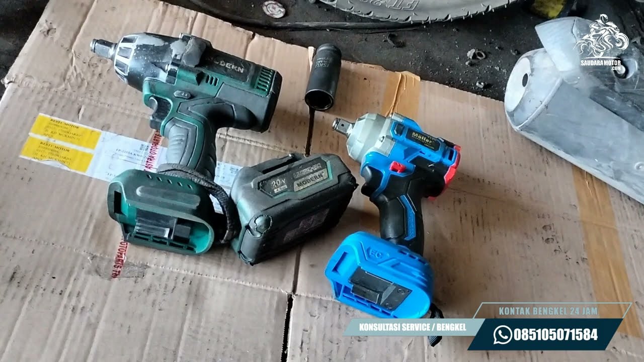 Perbandingan impact modern m65 vs mollar ciw20500 | dalam pemakaian buka ban motor matic