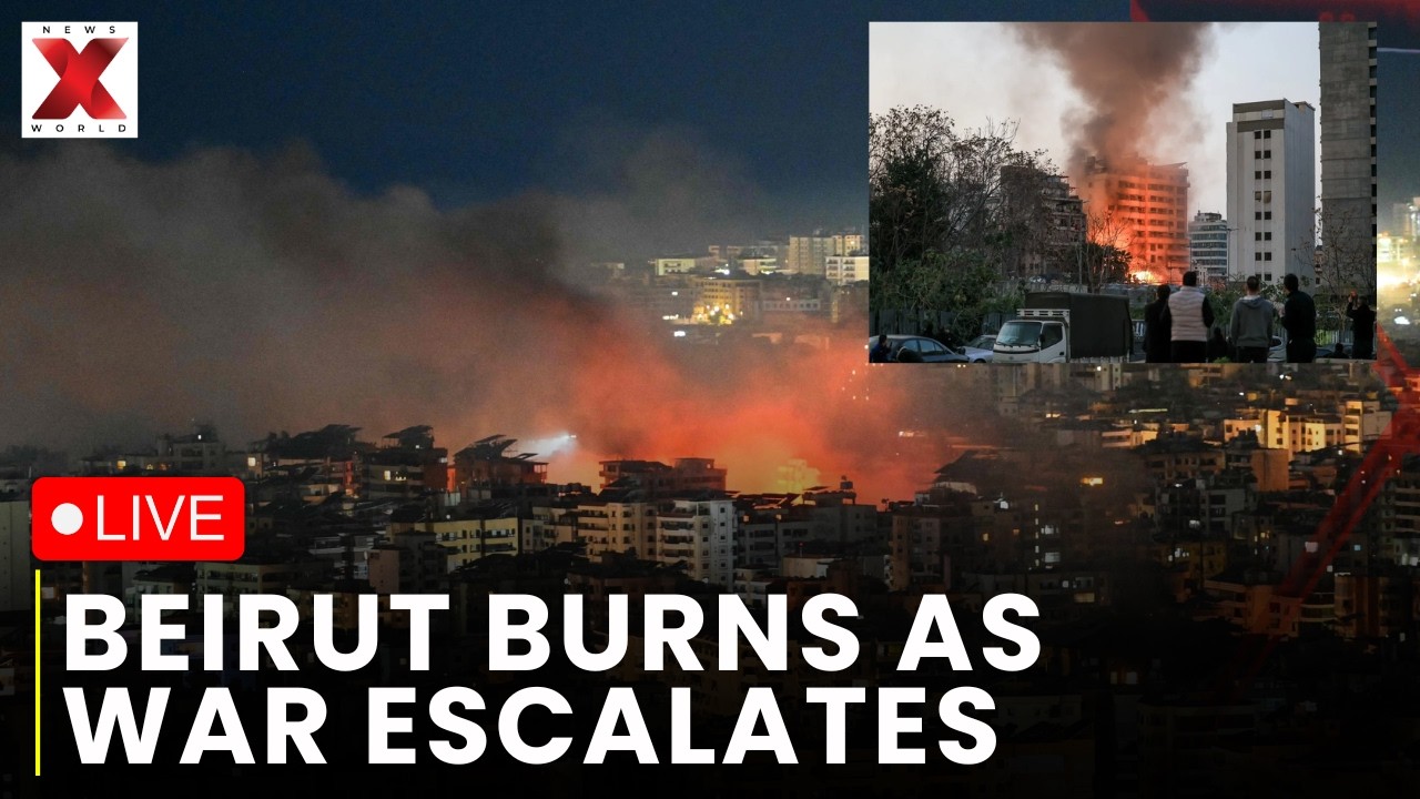 Israel-Lebanon War LIVE: Smoke Engulfs Beirut As Israeli Strikes Target Hezbollah | NewsX World