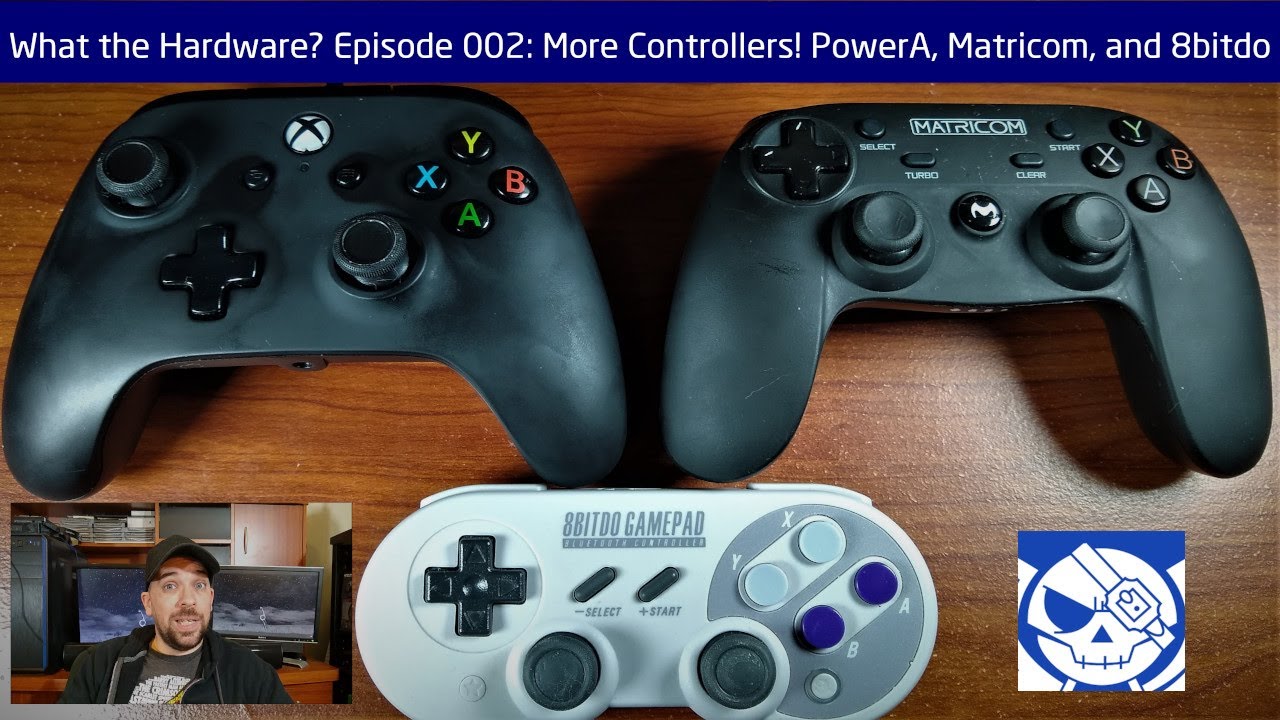 8bitdo SN30 Pro vs PowerA Wired Controller for Xbox One vs Matricom Gpad XYBA [GameSir]