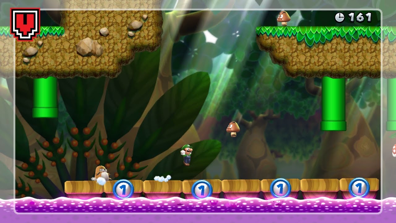 Mole to Goal (Gold medal) // NEW SUPER MARIO BROS U DELUXE walkthrough