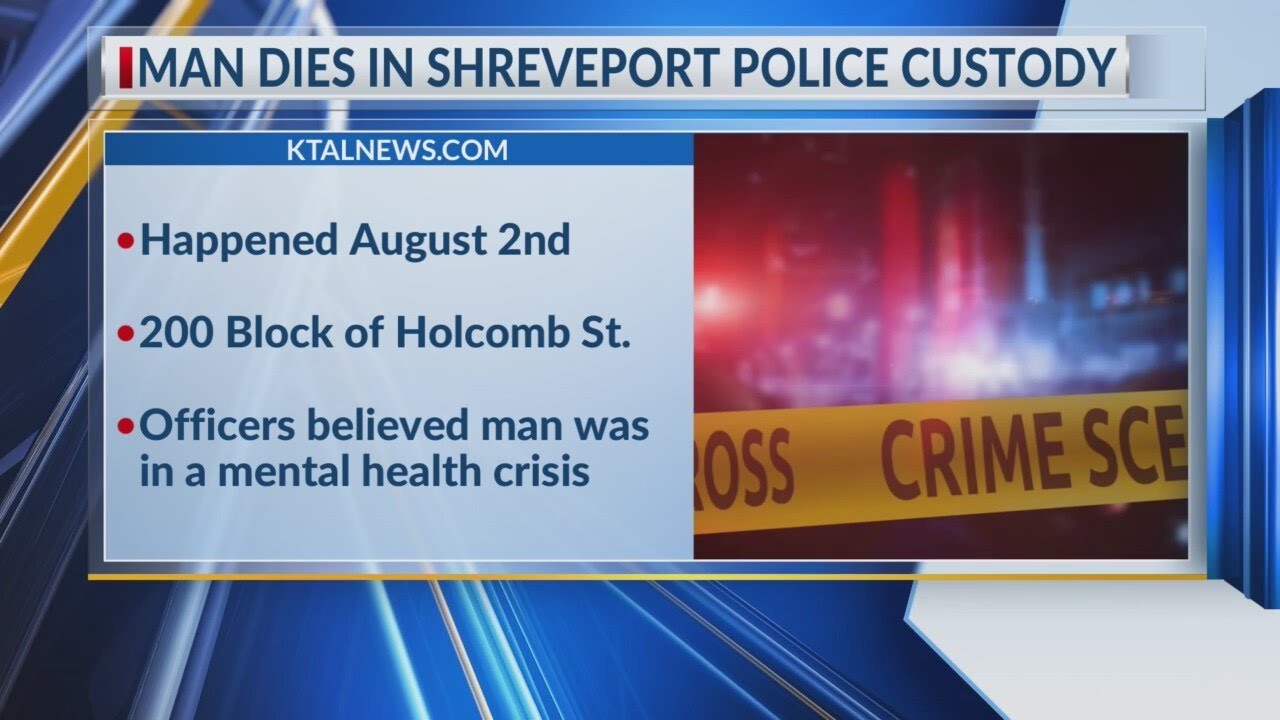Man dies while in Shreveport police custody