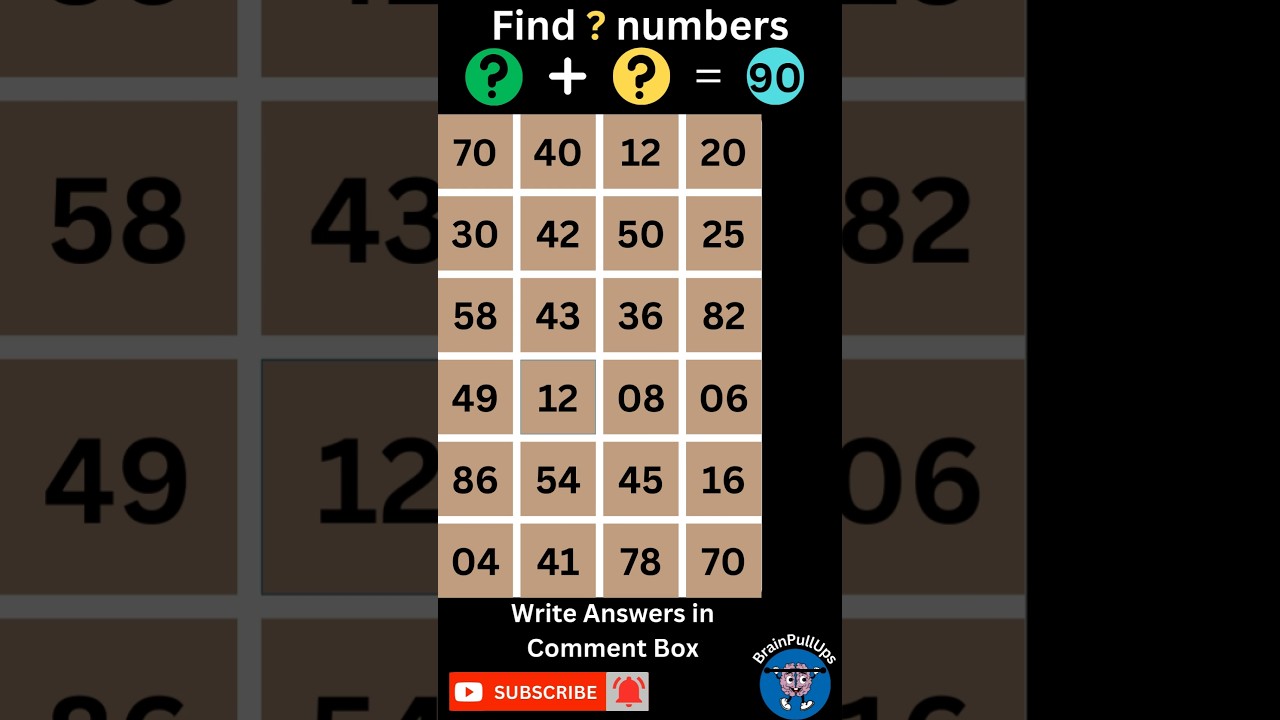 Find ? numbers | Only a genius could find all the numbers | Hard Level