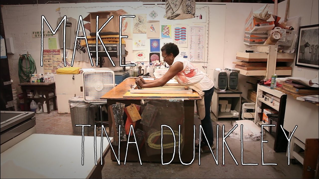 MAKE video series features Atlanta printmaker and artist Tina Dunkley