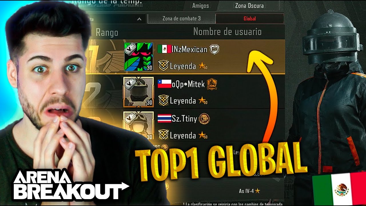 REACCIONAMOS al TOP1 GLOBAL de ARENA BREAKOUT y es MEXICANO! - MEXICAN POWER