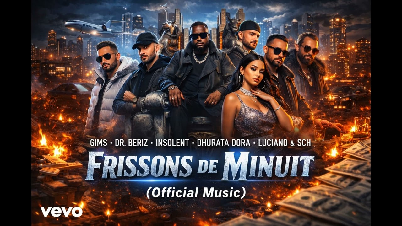 GIMS ft. Dr. Beriz, Insolent, Dhurata Dora, Luciano, Soolking & SCH – Frissons de Minuit