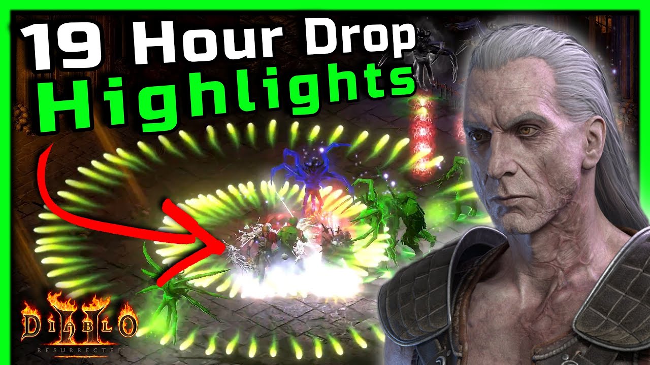 19 Hours of Poison Necro Melting All and Find Godly Stuff - Diablo 2 Resurrected