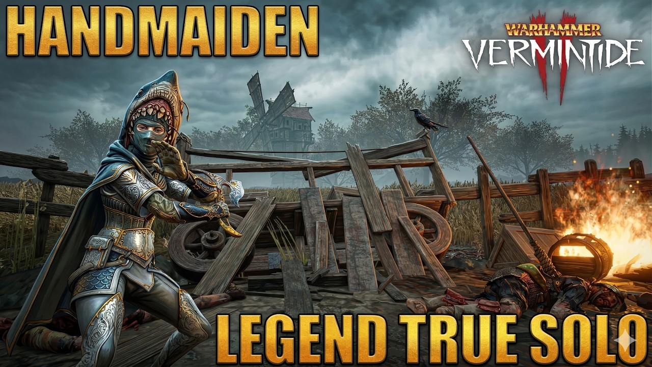 Handmaiden - Legend True solo - Elven Axe/Javelin - Against the Grain - Warhammer Vermintide 2