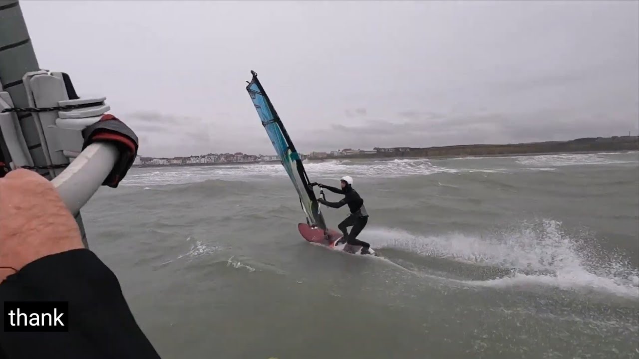 WINDSURF WAVE WIMEREUX  19 12 2022