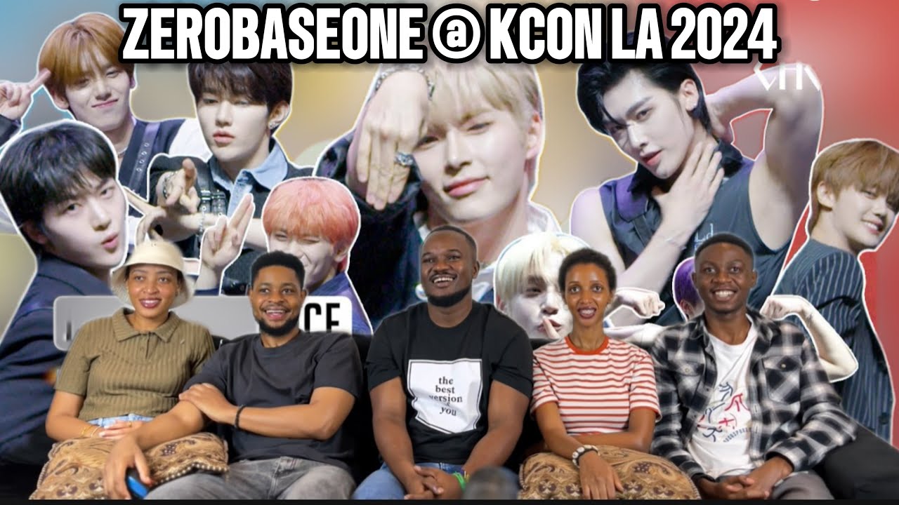 Our Reaction To [DROP THE DANCE] ZEROBASEONE | Chk Chk Boom /Supernova /Boom Boom Bass @KCON LA 2024