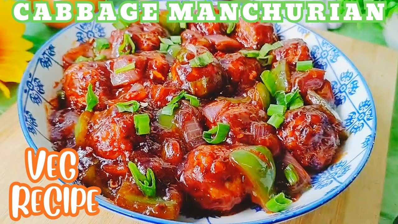 Cabbage Manchurian - Better Than Street Style? #cabbagemanchurian #goanyoutuber #vegmanchurian #veg