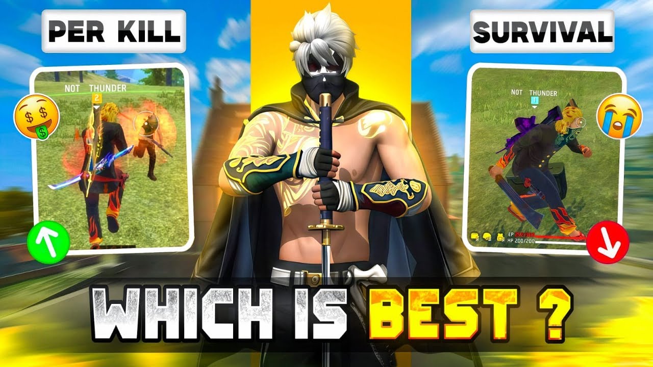 Per Kill Vs Survival Tournament 🤯 Kisme Profit 🤑 Jada  Hoga ? 🔥 Who Make Me Ambani 😂 | NOT THUNDER