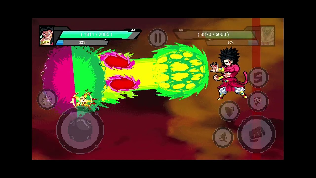 Ultimate heroes: Broly ssj4 vs rey ❄️❄️❄️