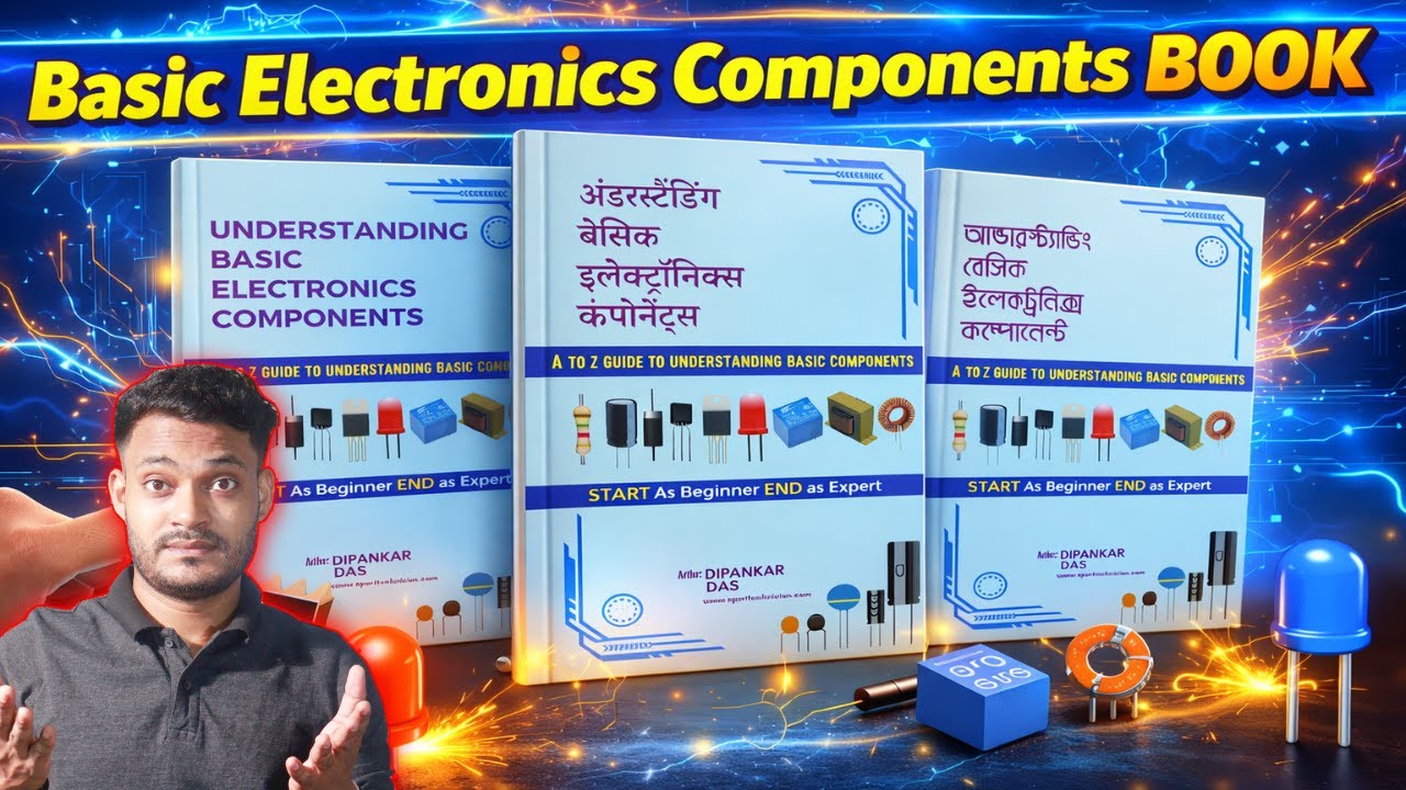 Understanding Basic Electronics Components book for students and New Technician