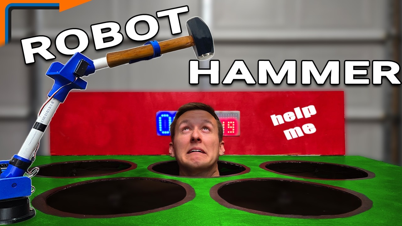 I Made Giant Whack-A-Mole but With Robots