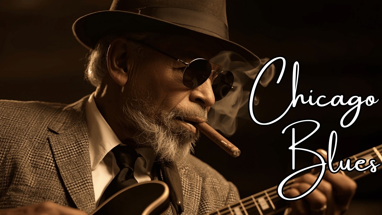 Smoky Bar Chicago Blues – Slow Whiskey Blues Guitar & Harmonica Session @SmokyGuitar 🎸