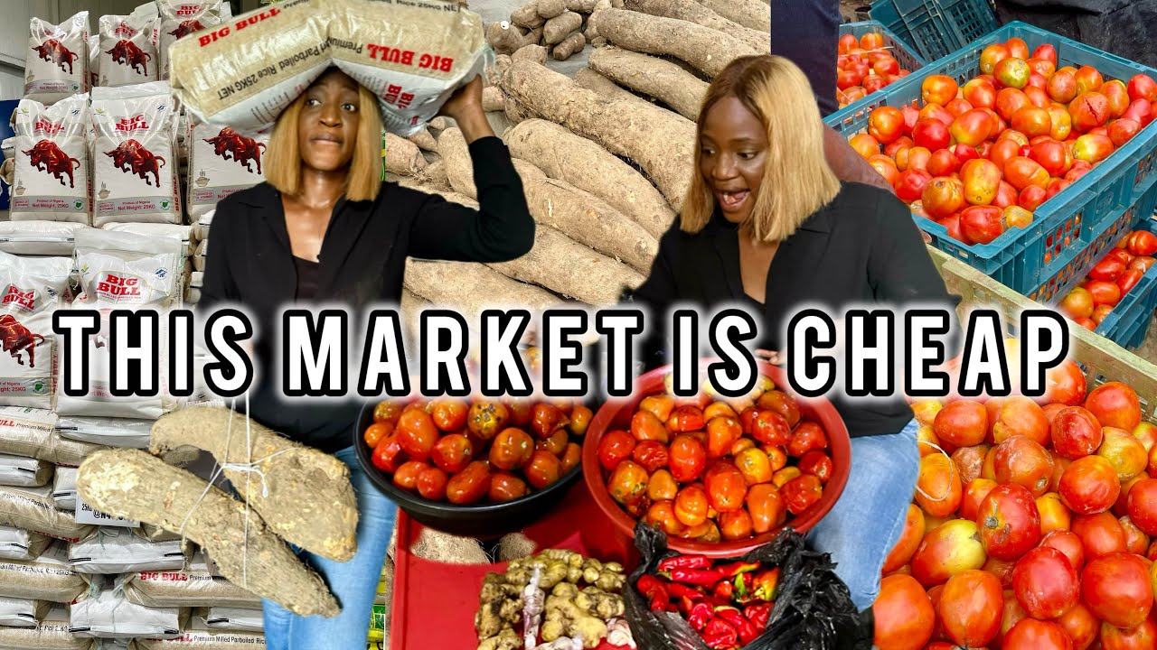 See N300,000 [ $187 ] Worth of Food stuff in a Nigerian 🇳🇬 market | Current Cost of Food in Nigeria