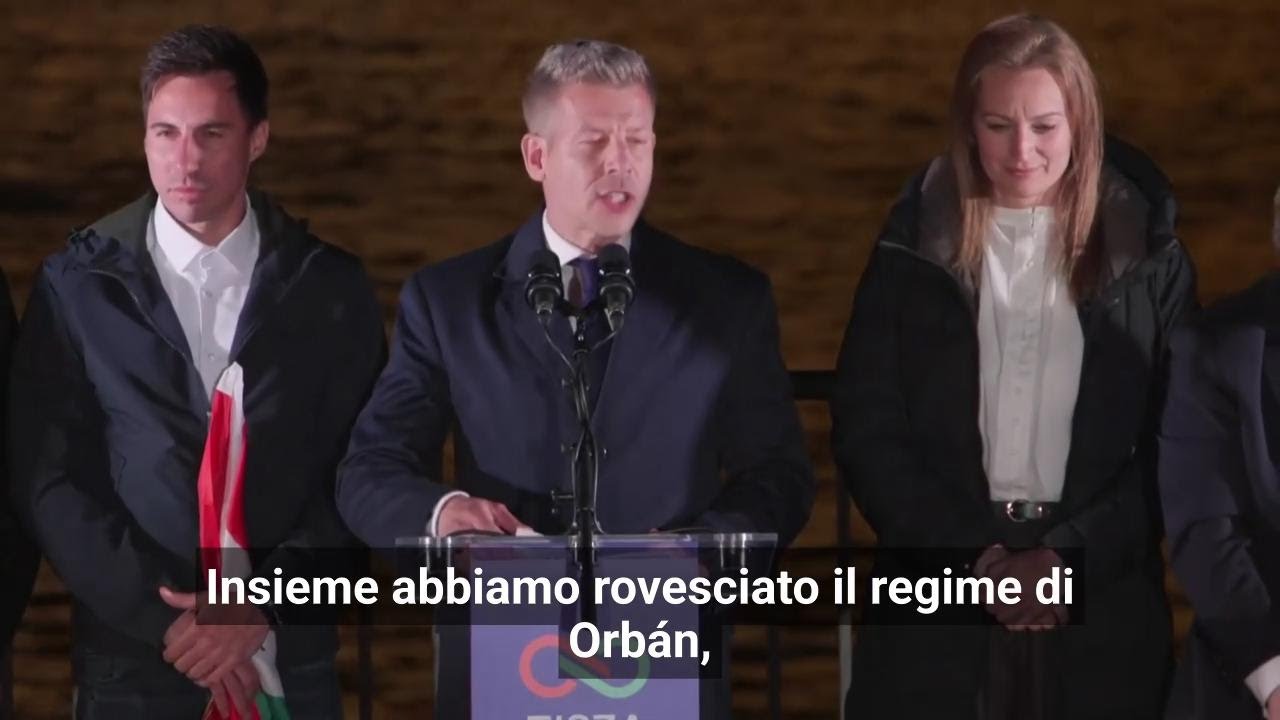 Il discorso del vincitore delle ELEZIONI IN UNGHERIA MAGYAR: 