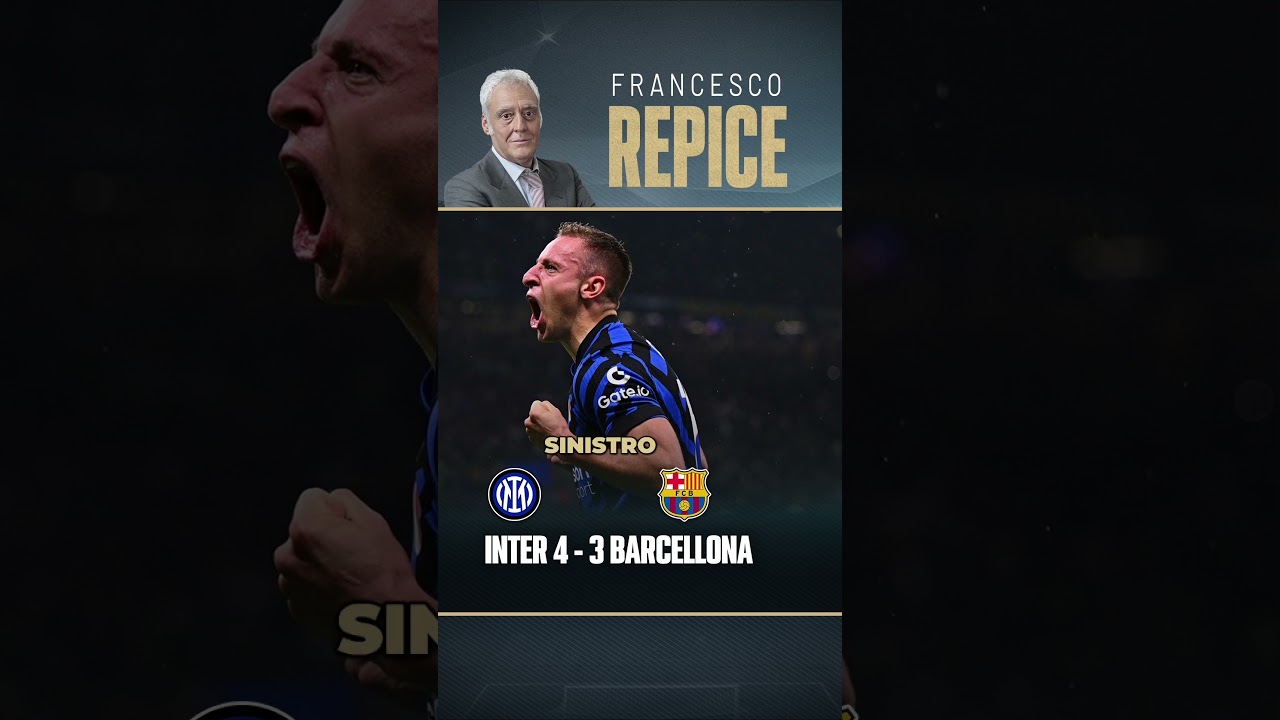 Inter Milan 4-3 Barcelona: Frattesi's goal commented by Francesco Repice